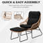 Chaises longues avec coussins Allexis-866157855