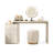 Makeup Vanity with Light mirror,3 drawers,1 chair