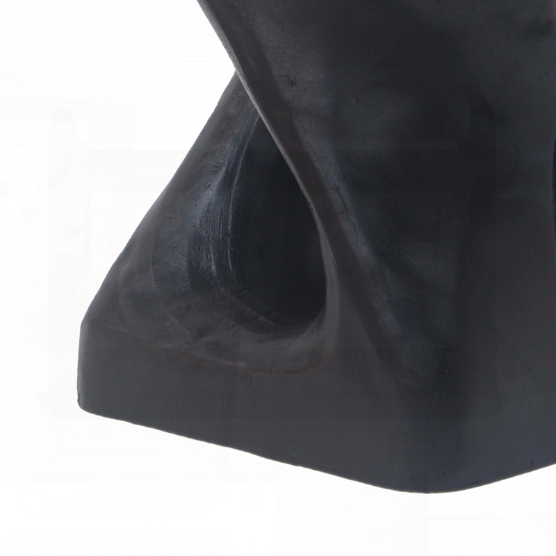 Table d'appoint MGO Twist Shape, Noir