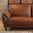 Retro Straight - layout Brown Sofa