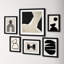 Neutral Shapes  - set of 6  by 1x Studio, Urban Road Framed Wall Art Prints-61825531-61825530
