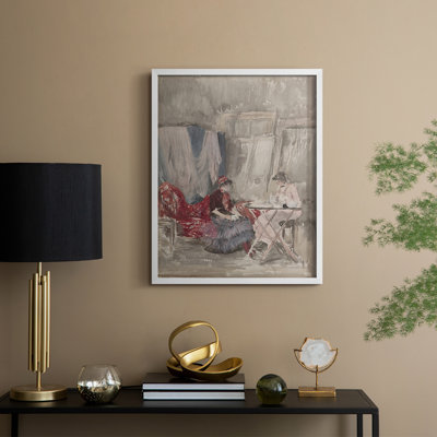 Vintage Floral Print CCLXI Framed Print - Solid Wood