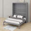 Grand lit escamotable avec tablettes