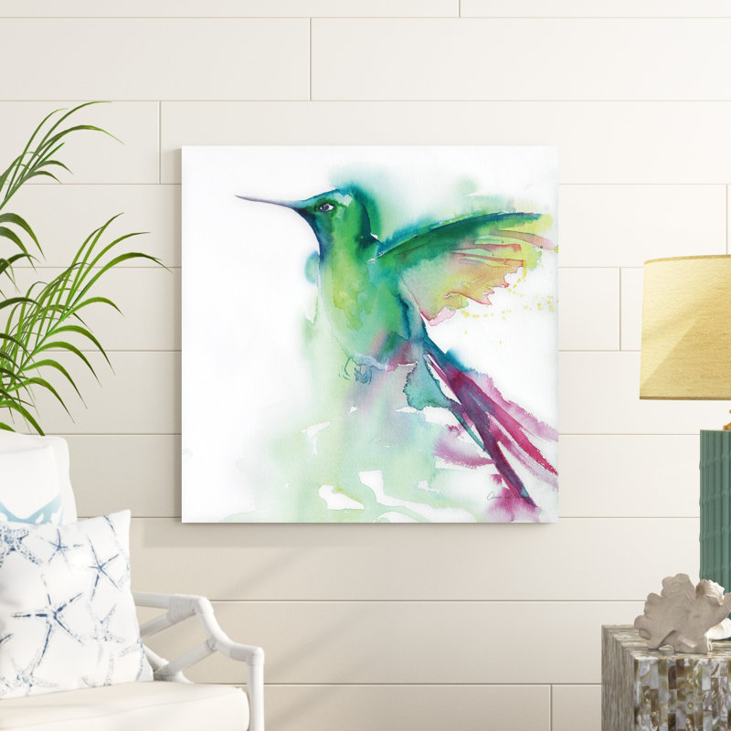 Colibris III, H 36 po x l 36 po x P 1,25 po