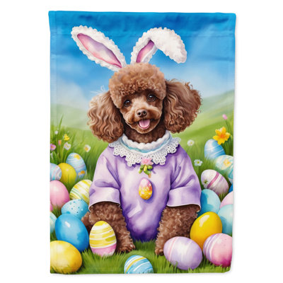 Easter Egg Hunt Double Sided 40'' H x 28'' W Polyester Easter House Flag