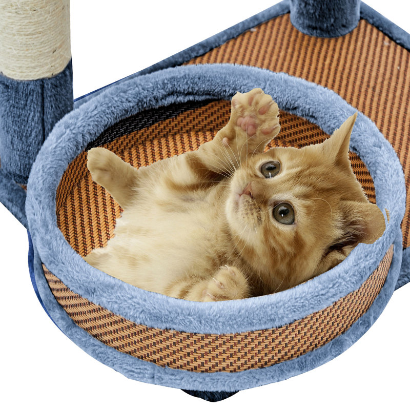 122cm H Cat Tree, Grey