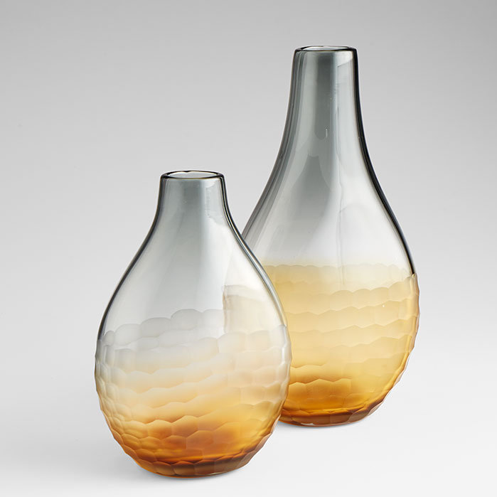 Liliana Ceramic / Porcelain Table Vase, 15.25" H x 8.5" W x 4.5" D