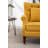 Durgan 29" Wide Velvet Tufted Wingback Chair-1520662239