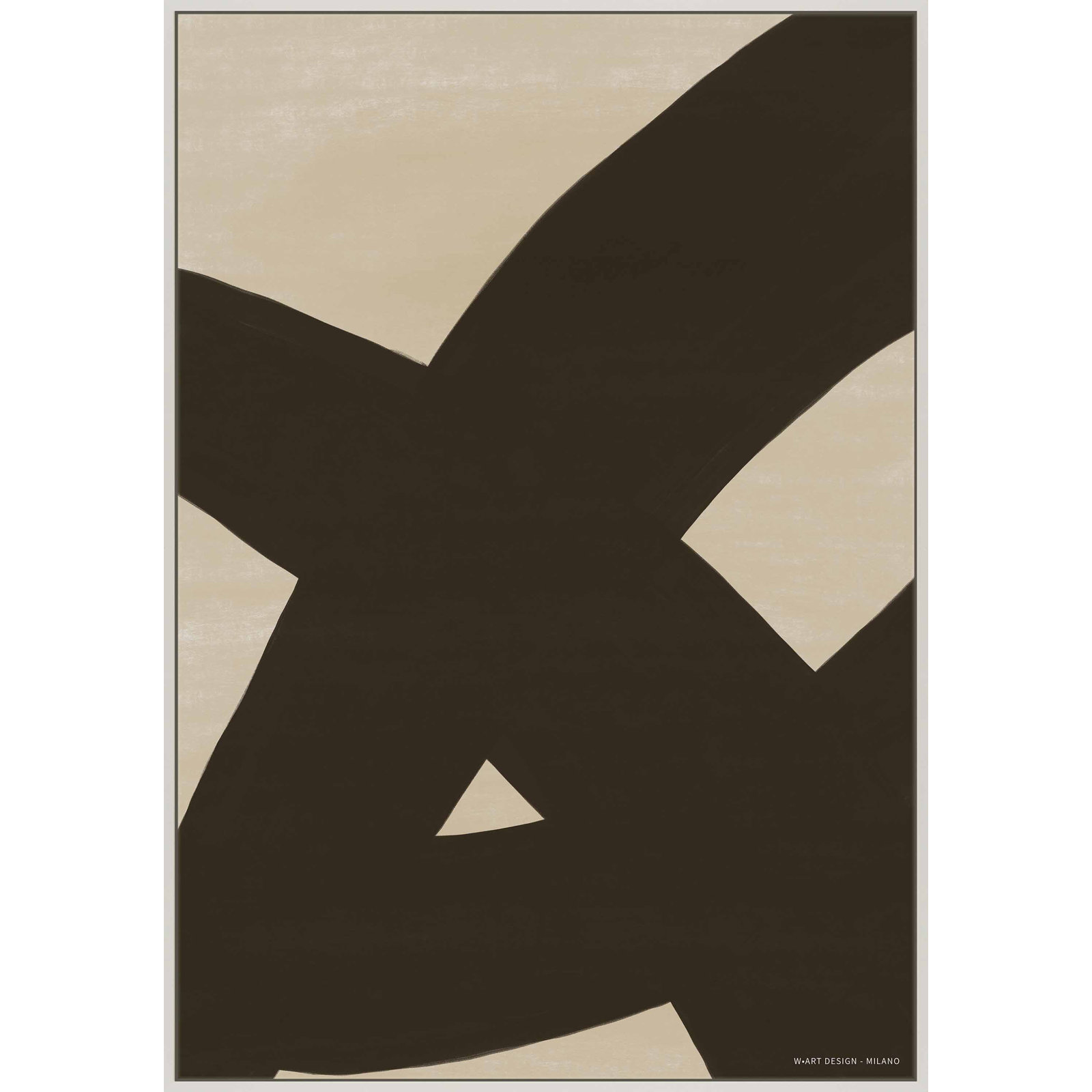 Form & Fusion 2 by Romina Gadler, 20" H x 14" W x 1.25" D, White Framed Canvas