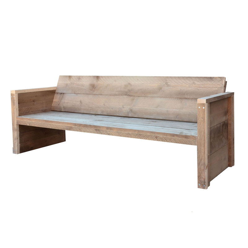 Pirtleville Manufactured Wood Wood Outdoor Bench, 72cm H x 180cm W x 57cm D
