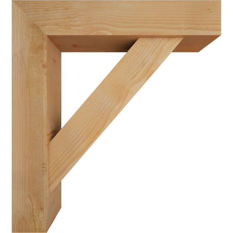 Support de bloc traditionnel avec entretoise décalée, 40 x 36, Sapin Douglas de l 8 po (scié brut)