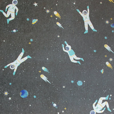 Sighref Smooth Glitter Super Space 10.05m x 53cm Wallpaper Roll