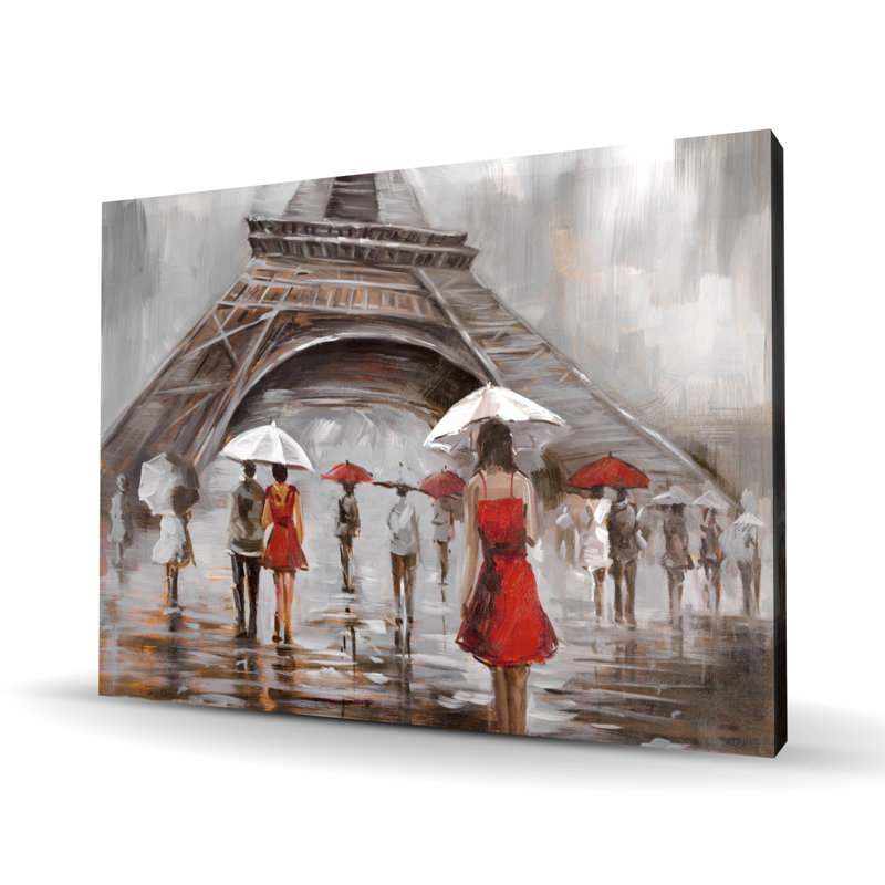Near the Eiffel Tower - Scenic Office Canvas for Home Decor
