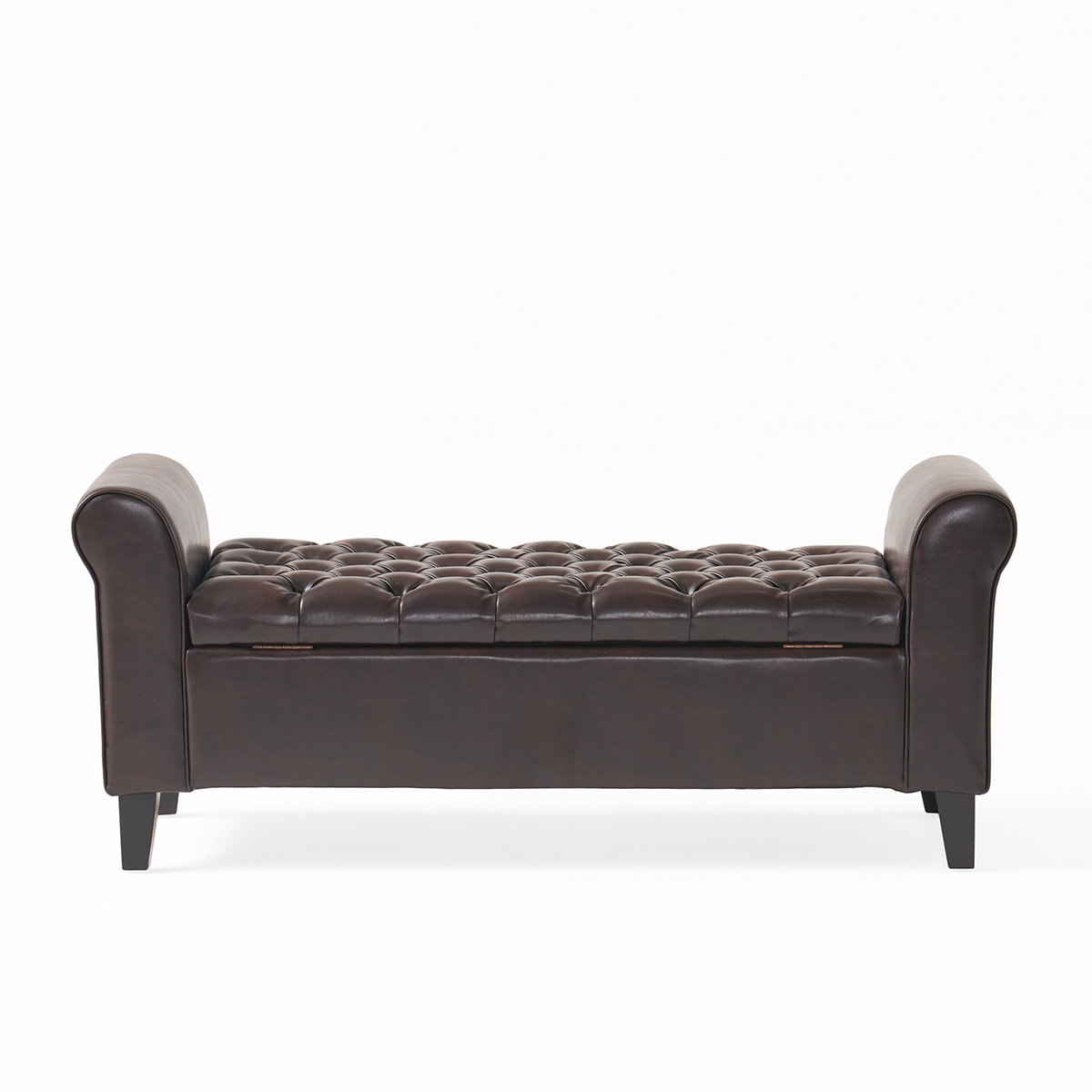 Red Barrel Studio® Flared Arm Storage Bench | Wayfair