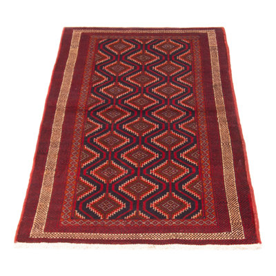 Tapis unique en laine noué à la main 3 pi 3 po x 6 pi 3 po nouvel âge Kalgoorlie