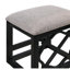 Ensemble de bureau et tabouret 3 pièces Bureau à roulettes avec roulettes, 2 ports de chargement