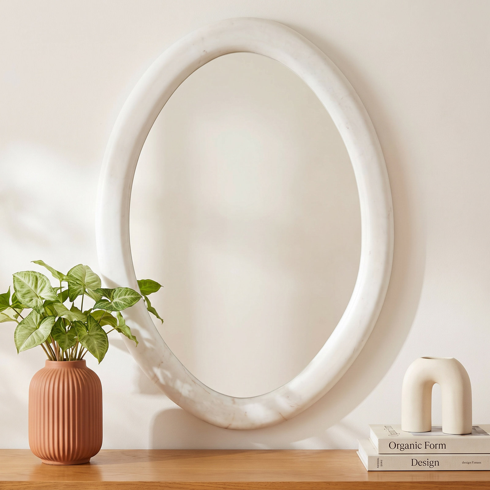 Christie Accent Mirror, 18" x 28", Ivory