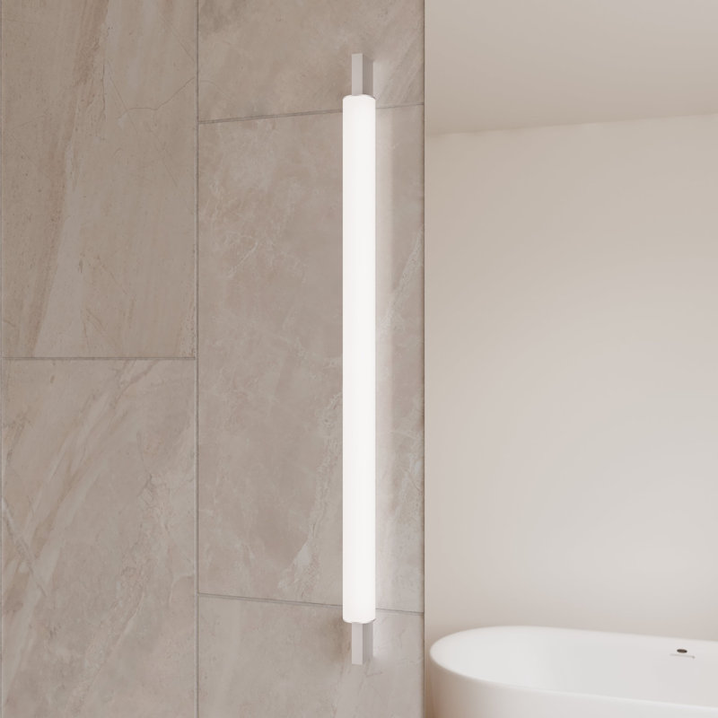 Keel™ 1 - Light LED Bath Bar, Bright Satin Aluminum