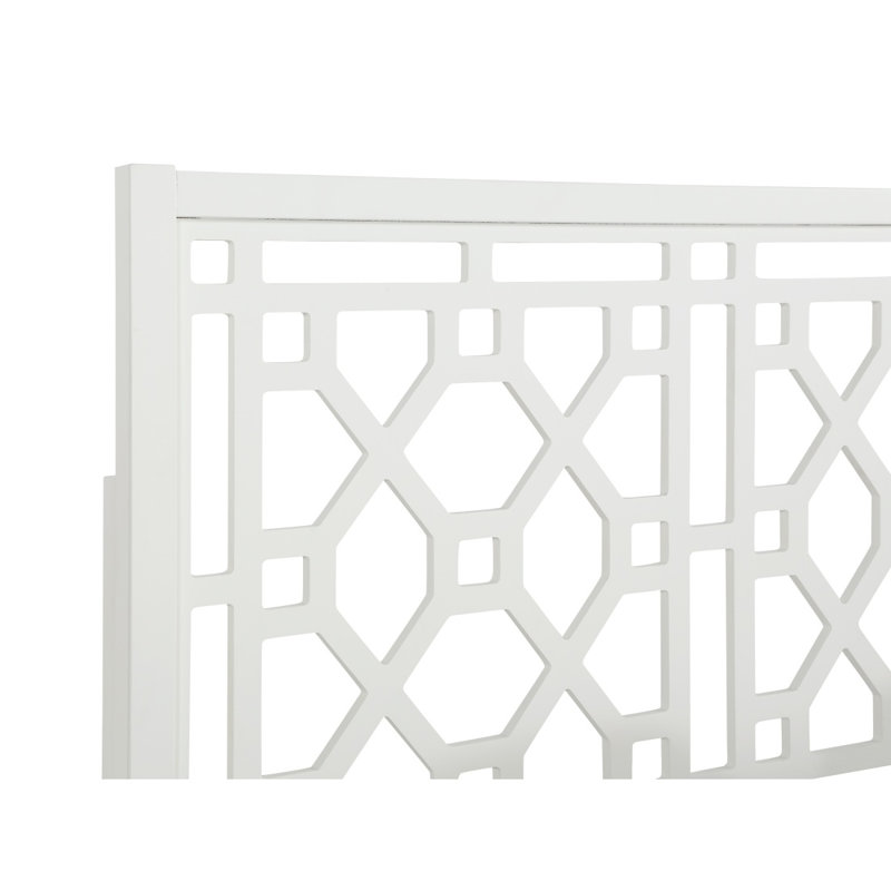 Tabor Chippendale White Headboard - King