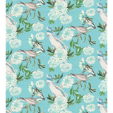 Regency Moderne Floral Metallic Wallpaper Roll