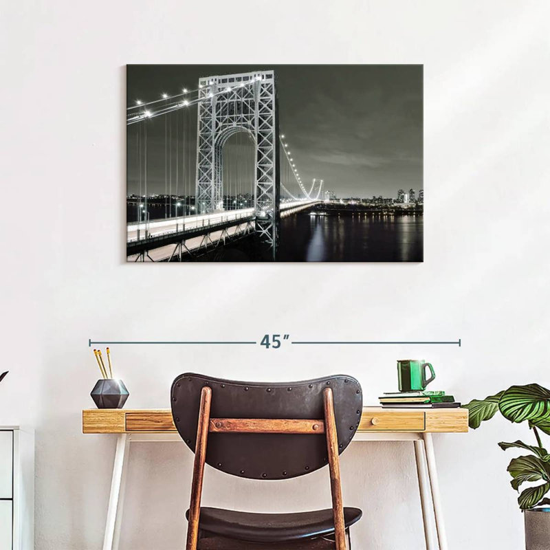 Lilie Bridge City Lights, H 24 po x l 36 po