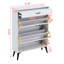 Armoire à chaussures 16 paires avec 2 tiroirs rabattables, armoire à chaussures Farmhouse-1460653639