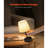 Cordless Table Lamp Rechargeable Battery Small Desk Lamp Fabric Shade-1785546449