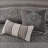 6-Piece Full/Queen 6 Piece Jacquard Quilt Set with Throw Pillows,Grey