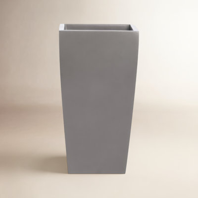 Hornell Tall Tapered Square Curved Planter