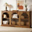 Table d'appoint rustique, table d'entrée pratique, console