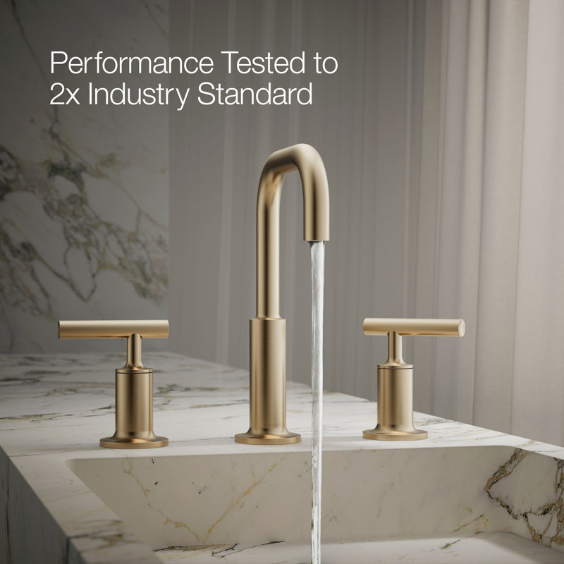 Purist Widespread Faucet, Vibrant Brushed Bronze
