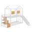 Lit superposé en métal avec glissière et escalier de rangement-1925749858