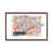 Classic Brown Wood Floater Framed