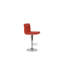 Tabouret de bar en rouge, chrome-165302791