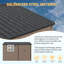 Remise de rangement 8 pi x 10 pi pour outils de jardin en métal