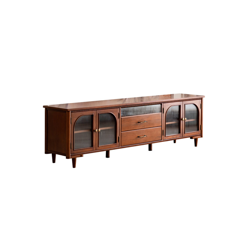 Meuble télé de salon français rétro, Brun