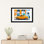 « cuba fuerte collection-orange classic american voiture » par philippe hugonnard,, impression sur toile tendue