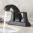 Centerset 2-Handle Bathroom Faucet with Drain Assembly-48134466