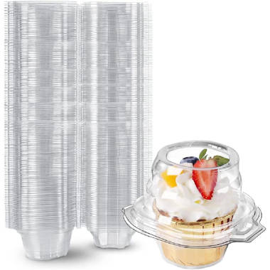 8 x 8 x 2 Clear Hinged Plastic Clamshell - Take out Containers –  EcoQuality Store