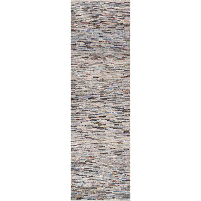 Tapis rayé Gabbeh 3 x 10