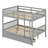 Versatile Bunk Bed System With Storage Compartments, Secure Ladder Access, And Dual-Bed Conversion Capability-53570680