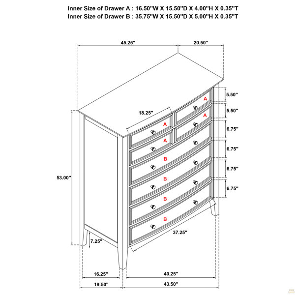 Dimensions du produit