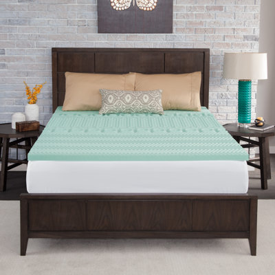 Lillehammer 4'' Memory Foam Mattress Topper