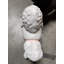 Statue de caniche blanc grandeur nature