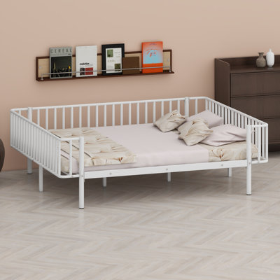 Metal Frame Daybed with Slat Support