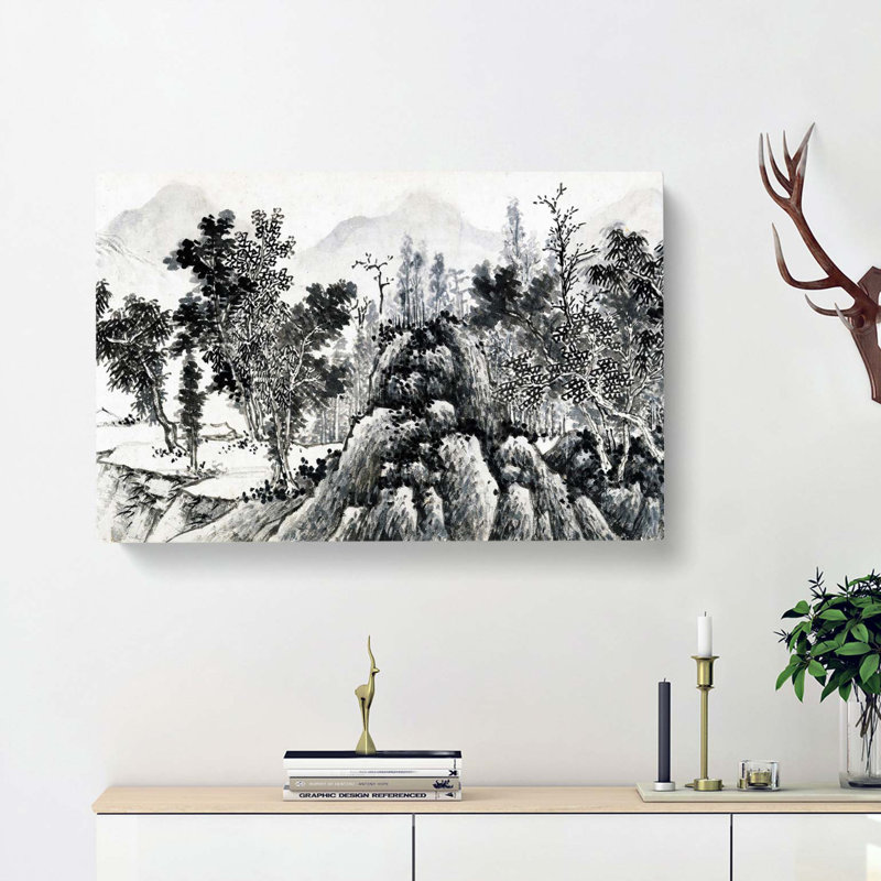 Landscape Vol.3 by Shen Zhou - Wrapped Canvas, 40cm H x 60cm W x 3cm D