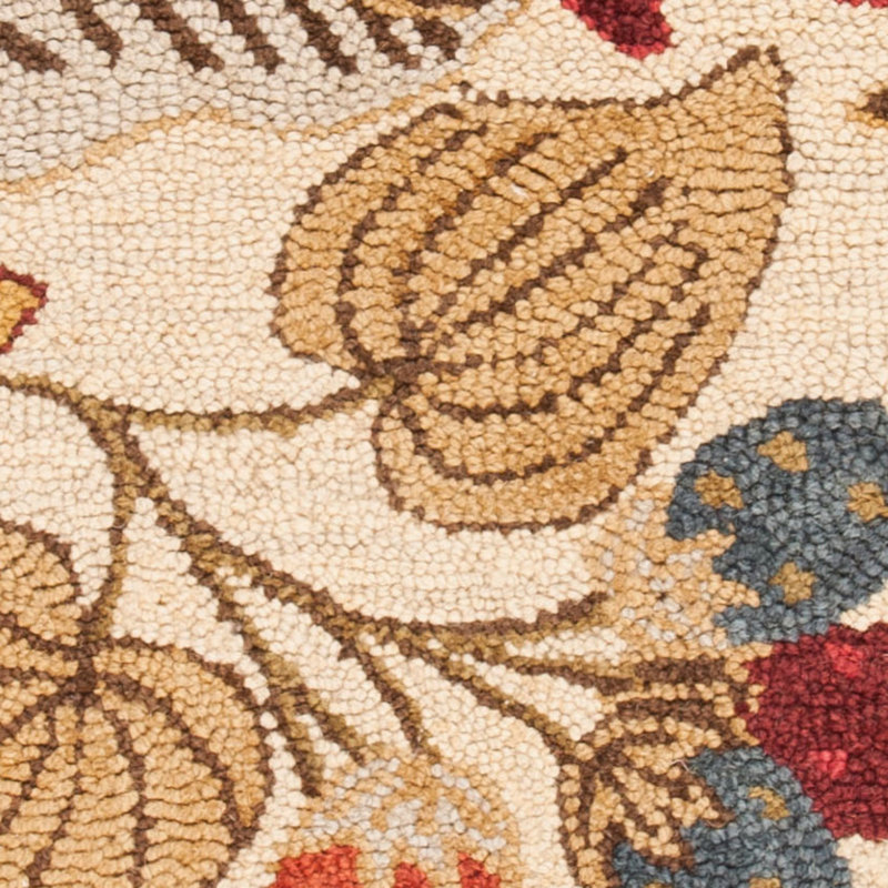 Arber Hand Tufted Wool Floral Rug, Rectangle 7'6" x 9'6"