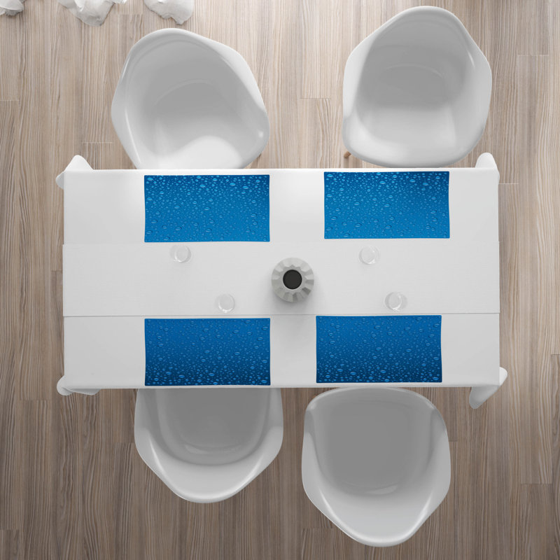 Polyester Abstract Rectangle Placemat