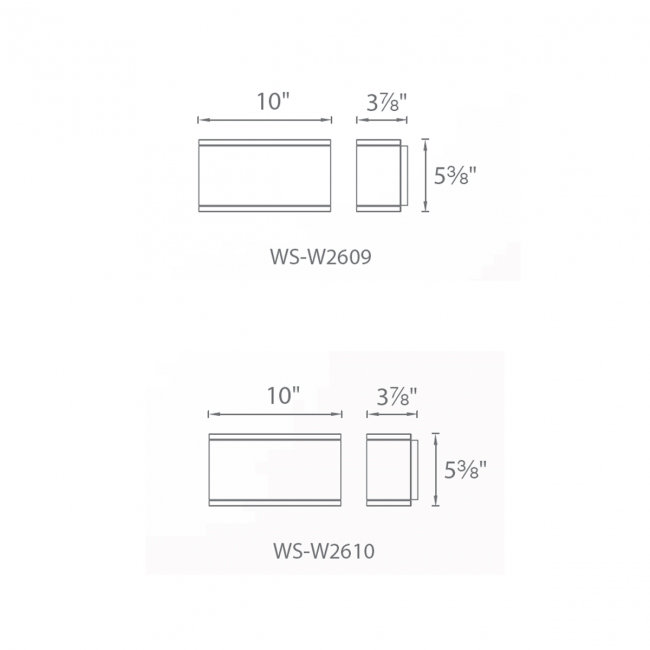 Tube LED Outdoor Flush Mount, Graphite