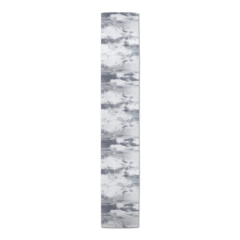 Chemin de table Askey, 90 po x 16 po, gris